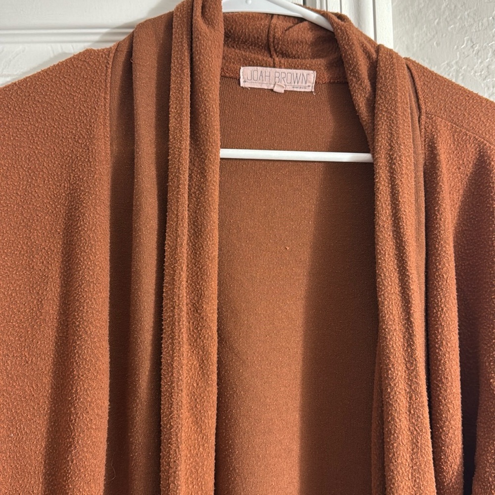 Joah Brown Rust Cardigan - Picture 4 of 10